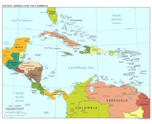 maps-of-central-america-and-the-caribbean-central-map-of-and-the